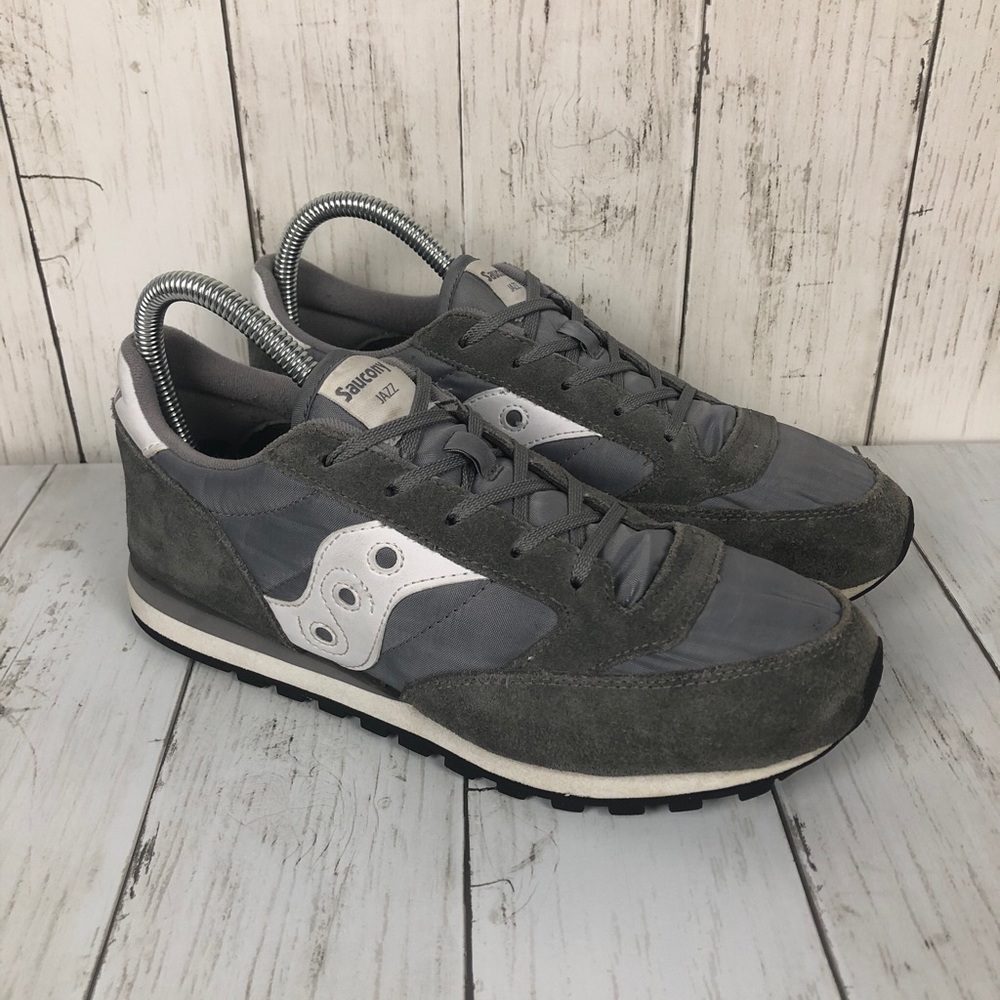 Saucony Jazz Original Grey Suede Sneakers